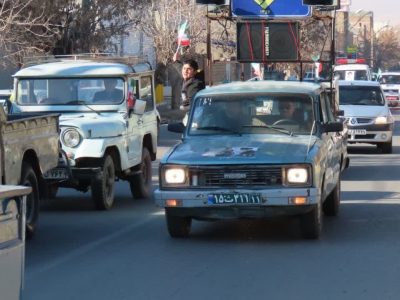 رژه خودروی به مناسبت سالروز ورود امام خمینی (ره) به ایران در شاهین دژ انجام شد